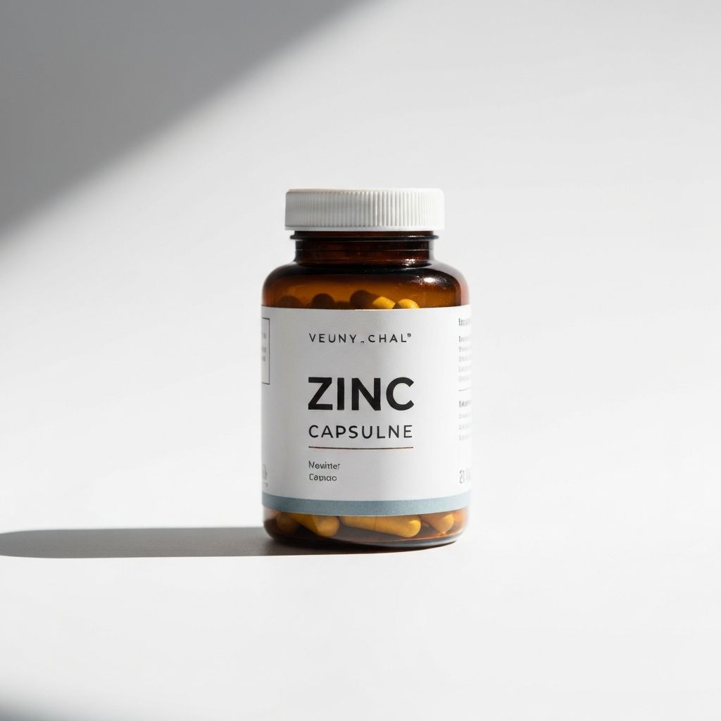 Zink Supplement Flasche